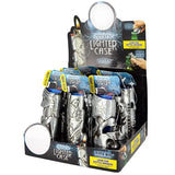 Metal Mystic Lighter Case with Bottle Opener - 12 Pieces Per Retail Ready Display 24943 SMOKEZILLA