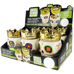 Ceramic Skull Ash Tray and Stash Jar - 6 Pieces Per Retail Ready Display 24993 SMOKEZILLA