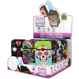 Sugar Skull Dual Torch Lighter - 15 Pieces Per Retail Ready Display 25184 SMOKEZILLA