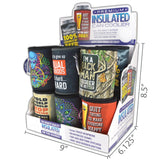 Neoprene Can and Bottle Cooler - 12 Pieces Per Retail Ready Display 25200 POLAR GEAR