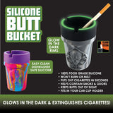 Silicone Butt Bucket Ashtray - 6 Per Retail Ready Display 25428 SMOKEZILLA