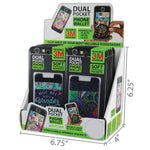 Phone Wallet Dual Pocket Spandex - 12 Pieces Per Retail Ready Display 25469MN GADGET GEAR