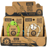 Hemp Bracelet with Emblem - 12 Pieces Per Retail Ready Display 25533 SMOKEZILLA