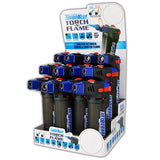 Dual Flame XXL Torch Lighter - 12 Pieces Per Retail Ready Display 25557 TORCH BLUE