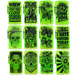 Glow in The Dark Flip Top Lighter - 15 Pieces Per Retail Ready Display 25627 SMOKEZILLA