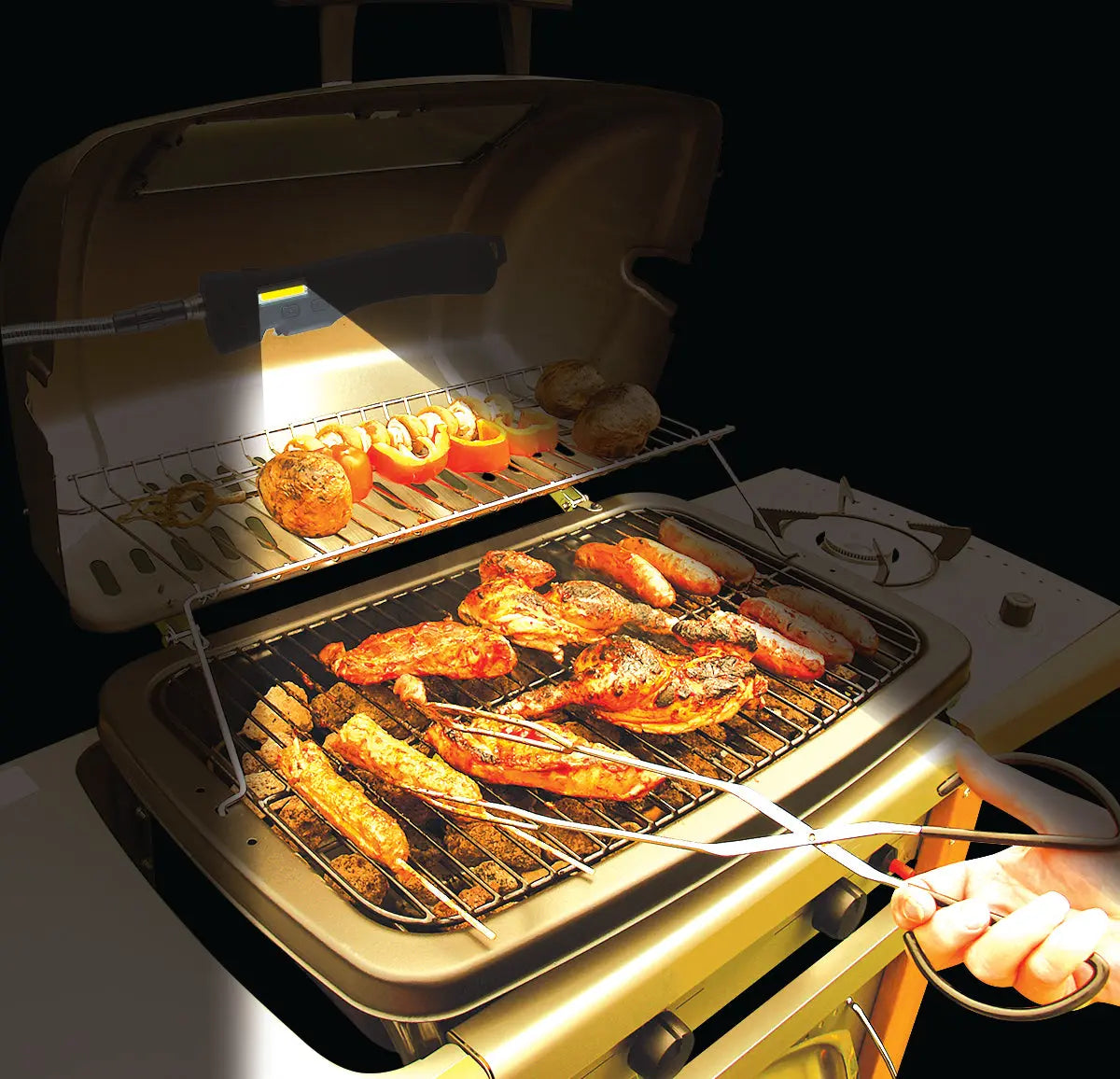 Electric Grill Lighter with LED Light - 6 Pieces Per Retail Ready Display 25631 TORCH BLUE