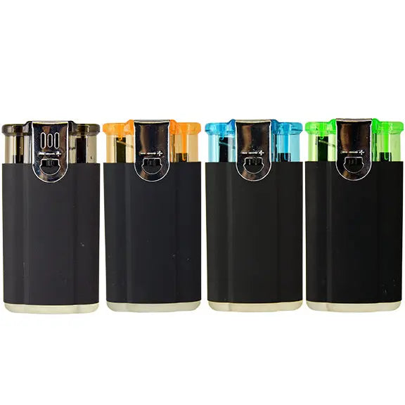 Black Dual Flame N Torch Lighter- 16 Pieces Per Retail Ready Display 25637 SMOKEZILLA