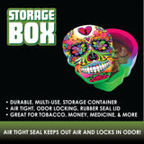 Skull Stash Storage Box - 4 Pieces Per Retail Ready Display 25685 SMOKEZILLA