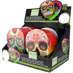 Skull Stash Storage Box - 4 Pieces Per Retail Ready Display 25685 SMOKEZILLA