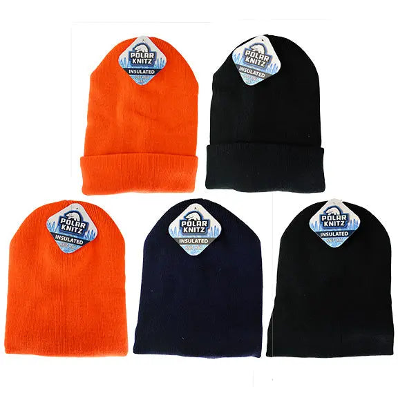 Winter Knit Hat Beanie and Glove Assortment Floor Display - 84 Pieces Per Retail Ready Display 88260 POLAR GEAR