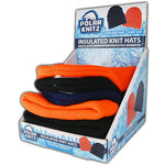 Winter Knit Hat Beanie and Glove Assortment Floor Display - 84 Pieces Per Retail Ready Display 88260 POLAR GEAR