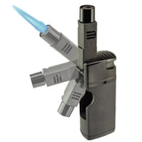 Pivot Head Flip Torch Lighter Blister Pack - 12 Pieces Per Retail Ready Display 25927Mn TORCH BLUE