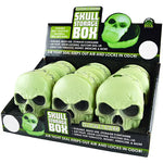 Glow in The Dark Skull Storage Box - 6 Pieces Per Retail Ready Display 26010 SMOKEZILLA