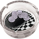 Glass Round Jumbo Ashtray - 6 Per Retail Ready Display 22175 SMOKEZILLA