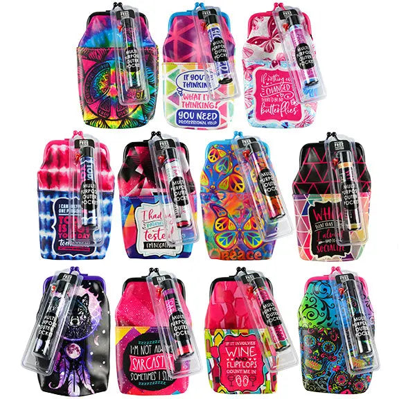 Canvas Cigarette Pouch with Matching Lighter - 12 Pieces Per Retail Ready Display 26036 SMOKEZILLA