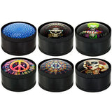 Metal 4 Piece Grinder with Dome Lid - 6 Pieces Per Retail Ready Display 26050 SMOKEZILLA