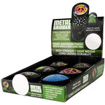 Metal 4 Piece Grinder with Dome Lid - 6 Pieces Per Retail Ready Display 26050 SMOKEZILLA