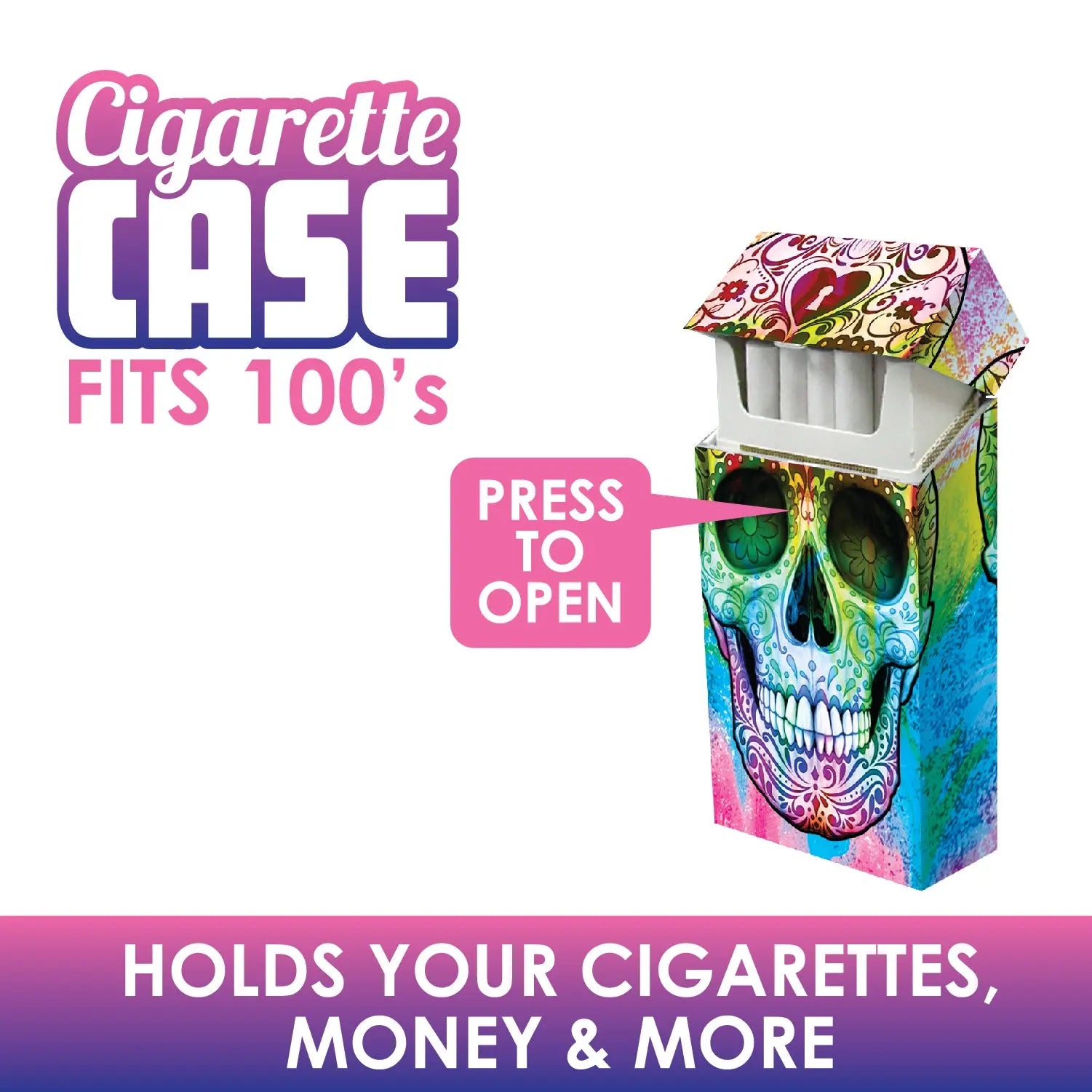 100s Cigarette Storage Case - 10 Pieces Per Retail Ready Display 26078 SMOKEZILLA