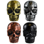 Metal 3 Piece Skull Grinder with Magnetic Closure - 6 Pieces Per Retail Ready Display 26092 SMOKEZILLA