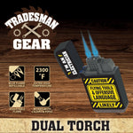Tradesman Dual Torch Lighter - 15 Pieces Per Retail Ready Display 26142 SMOKEZILLA