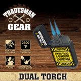 Tradesman Dual Torch Lighter - 15 Pieces Per Retail Ready Display 26142 SMOKEZILLA