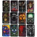 Metal Flip Top Pipe Lighter - 12 Pieces Per Retail Ready Display 26167 SMOKEZILLA