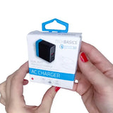 AC Wall Charger with Dual USB / USB-C Ports 2.4 Amp - 5 Pieces Per Pack 26236 NOVELTY INC