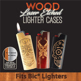 Wood Lighter Case - 12 Pieces Per Retail Ready Display 26433 SMOKEZILLA