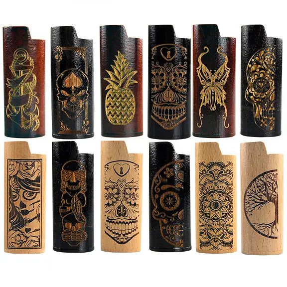 Wood Lighter Case - 12 Pieces Per Retail Ready Display 26433 SMOKEZILLA