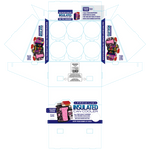 Neoprene Can and Bottle Cooler with Cigarette Pouch - 6 Pieces Per Retail Ready 26443 POLAR GEAR