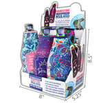 Neoprene Rhinestone Bottle Suit Cooler - 6 Per Retail Ready Display 26448 POLAR GEAR