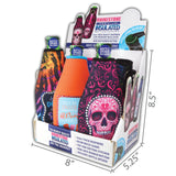 Neoprene Rhinestone Bottle Suit Cooler - 6 Per Retail Ready Display 26449 POLAR GEAR