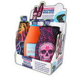 Neoprene Rhinestone Bottle Suit Cooler - 6 Per Retail Ready Display 26449 POLAR GEAR