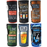 Neoprene 24 Oz Can and Bottle Cooler - 6 Pieces Per Retail Ready Display 26452 POLAR GEAR