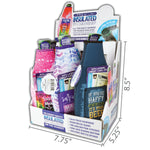 Neoprene 16 Oz bottle suit Cooler with Card Pocket - 6 Per Retail Ready Display 26455 POLAR GEAR