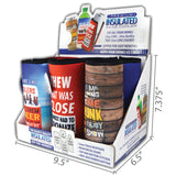 Neoprene 24 Oz Can and Bottle Cooler - 6 Pieces Per Retail Ready Display 26475 POLAR GEAR