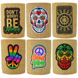 Neoprene Hemp Lined Can and Bottle Cooler - 6 Pieces Per Retail Ready Display 26477 POLAR GEAR