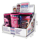 Neoprene Rhinestone Slim Can Cooler - 6 Per Retail Ready Display 26580 POLAR GEAR