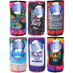 Neoprene Slim Can Cooler - 6 Pieces Per Retail Ready Display 26582 POLAR GEAR