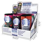 Neoprene Slim Can Cooler - 6 Pieces Per Retail Ready Display 26582 POLAR GEAR