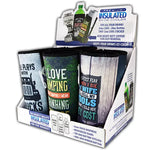 Neoprene 24 Oz Can and Bottle Cooler - 6 Pieces Per Retail Ready Display 26584 POLAR GEAR