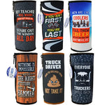 Neoprene 24 Oz Can and Bottle Cooler - 6 Pieces Per Retail Ready Display 26588 POLAR GEAR