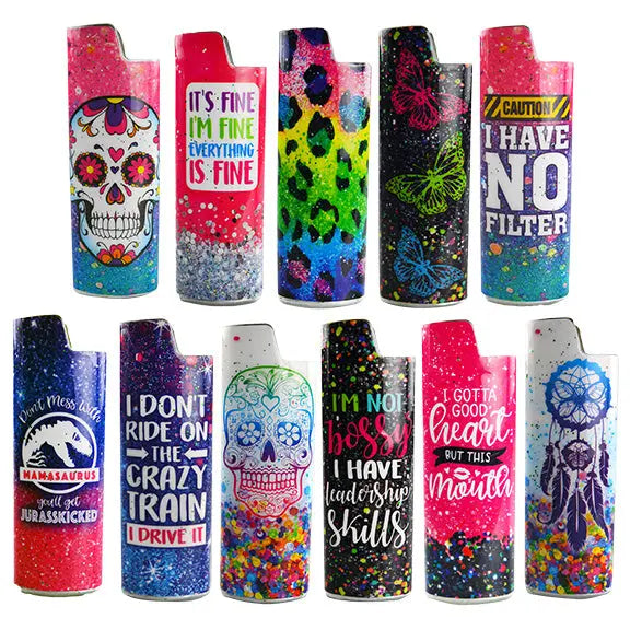 Epoxy Metal Lighter Case - 12 Pieces Per Retail Ready Display 26630 SMOKEZILLA