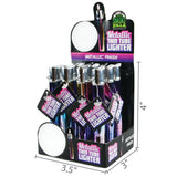 Thin Metallic Tube Lighter - 12 Pieces Per Retail Ready Display 26642 SMOKEZILLA