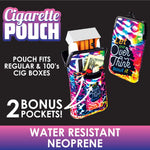 Neoprene Cigarette Pouch with Pocket - 8 Pieces Per Retail Ready Display 26659 SMOKEZILLA
