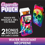 Neoprene Cigarette Pouch with Pocket - 8 Pieces Per Retail Ready Display 26661 SMOKEZILLA