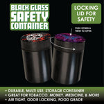 Smell Proof Glass Storage Container - 6 Pieces Per Retail Ready Display 26810 SMOKEZILLA