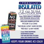 Neoprene Slim Can Cooler - 6 Pieces Per Retail Ready Display 27800 POLAR GEAR