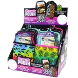 Neoprene Cigarette Pouch with Pocket - 8 Pieces Per Retail Ready Display 27803 SMOKEZILLA