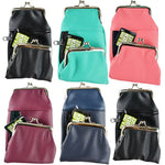 Leatherette Cigarette Pouch with Coin Wallet - 6 Pieces Per Retail Ready Display 27891 SMOKEZILLA